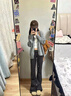 棠暖微喇叭褲女春秋季2025新款高個子加長版運動衛(wèi)褲顯瘦女士休閑褲子 高級灰常規(guī)款 M 95-110斤 曬單實拍圖