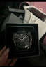 安普里奧·阿瑪尼（Emporio Armani）手表男士黑武士系列 曜黑皮帶休閑石英表生日禮物AR1918 曬單實(shí)拍圖