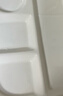 拜杰陶瓷減脂分餐盤(pán)快餐盤(pán)學(xué)生餐盒分格月子餐具一人食早餐盤(pán)盤(pán)子12寸 曬單實(shí)拍圖