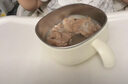 樂(lè )扣樂(lè )扣嬰兒輔食碗寶寶吃飯吸盤(pán)碗帶蓋手柄碗兒童餐具不銹鋼吸管喝粥小碗 曬單實(shí)拍圖