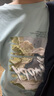 真維斯（Jeanswest）男t恤長(cháng)袖2025年秋季220g重磅棉男士打底衫港風(fēng)休閑寬松大碼上衣 曬單實(shí)拍圖