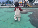 乖奇熊秋冬季嬰兒童外出燈芯絨保暖背帶褲男女寶寶純棉連體長褲子 曬單實(shí)拍圖