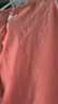 紅豆兒童純棉內(nèi)衣套裝男女童秋衣秋褲秋冬保暖低領(lǐng)棉毛衫M1224橘粉130 曬單實拍圖