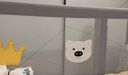貝怡熊Beeio床圍欄嬰兒童床上寶寶防摔床圍擋安全護欄床邊擋板床護欄三面裝 皇冠熊【1.8+2+2米】 三面裝 曬單實(shí)拍圖