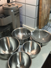 維樂(lè )仕18/10不銹鋼洗菜盆瀝水籃兩件套水果籃廚房濾水籃淘米盆打蛋盆 20cm砂光瀝水籃 曬單實(shí)拍圖