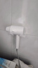 洋臣浴室免打孔粘貼式吹風(fēng)機架衛生加置物架無(wú)痕電吹風(fēng)架子 白色1個(gè)裝 15.5cm 曬單實(shí)拍圖