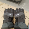 李寧（LI-NING）手套冬季男騎行手套滑雪女防寒風(fēng)超厚保暖觸屏防水摩托車(chē)手套登山 曬單實(shí)拍圖