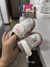 卡特兔學(xué)步鞋兒童德訓鞋秋季小白鞋嬰兒鞋子幼兒園室內鞋寶寶鞋子 白灰粉 20 適合腳長(cháng)11.5-12.0cm 曬單實(shí)拍圖