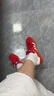 阿迪達斯（adidas）三葉草男女鞋GAZELLE INDOOR低幫休閑鞋IF1808紅白36 曬單實(shí)拍圖