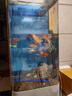 美諾魚(yú)缸客廳半圓型魚(yú)缸屏風(fēng)大中小型家用落地式玻璃金魚(yú)缸生態(tài)免換水 灰色 50*40*138 曬單實(shí)拍圖