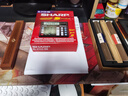 夏普（SHARP）EL-2135電腦大按鍵銀行財務(wù)會(huì )計出納計算器12位數太陽(yáng)能桌面電子商務(wù)辦公計算機 EL-2135酒紅【寬190MM*高154MM】 曬單實(shí)拍圖