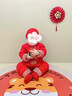 男女寶寶周歲衣服兒童拜年服百天禮服1歲2歲半歲嬰兒過(guò)年衣服唐裝 2135夾棉套裝 10-20度 80 （建議4月-9月） 曬單實(shí)拍圖