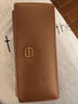 袋鼠【輕奢品牌】牛皮小錢(qián)包女士長(cháng)款七夕簡(jiǎn)約卡包一體女小眾設計感包 棕色 曬單實(shí)拍圖