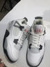 ZLZPaj4男鞋莆田透氣秋季經(jīng)典板鞋男高幫鞋子空軍一號氣墊籃球運動(dòng)鞋 AJ4 白水泥 【純原旗艦品質(zhì)】 42 曬單實(shí)拍圖