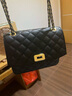 CHARLES&KEITH大容量菱格馬蹄扣鏈條單肩包包女包生日禮物CK2-70782173 曬單實(shí)拍圖