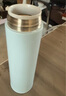 米家 保溫杯 316不銹鋼水杯 男女士杯子 大容量茶杯便攜 350ml綠色 曬單實(shí)拍圖