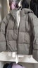 優(yōu)衣庫女裝無(wú)縫羽絨連帽外套/外套夾克25秋冬新款478577 06 鉛灰色 M /160/84A 曬單實(shí)拍圖