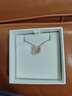 施華洛世奇（SWAROVSKI）【品牌直供】SWAN粉調天鵝女士項鏈送女友禮物5469989 曬單實(shí)拍圖