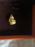 世紀緣珠寶牡丹葫蘆古法黃金吊墜復古足金福祿掛墜生日禮物送女友 5.64g 曬單實(shí)拍圖