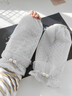 察今秋冬羽絨服袖套女新款可愛(ài)長(cháng)款成人學(xué)生耐臟套袖工作辦公室護袖 長(cháng)款網(wǎng)紗袖套-灰色 曬單實(shí)拍圖
