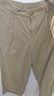 茵曼純棉休閑高腰闊腿褲2025秋女裝新款顯瘦寬松西裝褲 卡其色 27 曬單實(shí)拍圖