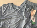 覓絲覓絲60S天絲莫代爾女士睡衣短袖涼感家居服套裝 灰藍色  L 曬單實(shí)拍圖