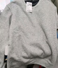 JEANSWEST LIFE真維斯加絨衛衣男秋冬季加厚保暖外套三角設計重磅灰色圓領(lǐng)上衣 曬單實(shí)拍圖