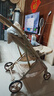 酷貝樂(lè )（coballe）嬰兒推車(chē)輕便遛娃神器新生兒嬰兒車(chē)0-3歲用折疊可坐可躺帶減震 香檳金【4代】 曬單實(shí)拍圖