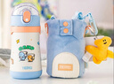 膳魔師（THERMOS）兒童保溫杯316L不銹鋼杯套吸管杯小學(xué)生小童幼兒園上學(xué)杯恐龍TCKE 曬單實(shí)拍圖