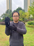 卡爾美（KELME）騎行手套男毛線(xiàn)手套冬季保暖手套防寒觸屏手套跑步運動(dòng)訓練 黑色  曬單實(shí)拍圖