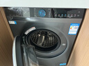 海爾（Haier）滾筒洗衣機全自動(dòng) 59S洗烘一體機 超薄嵌入10公斤懶人大容量 智能投放1.1洗凈比排名前十 國家補貼 10KG超薄直驅洗烘一體【內衣洗 羽絨洗 空氣洗】 曬單實(shí)拍圖