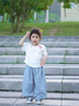G.DUCKKIDS小黃鴨女童防蚊褲夏季薄款2025新款兒童冰絲運動(dòng)褲小女孩夏裝褲子 藍色 100 建議2~3歲【 90-100cm】cm 曬單實(shí)拍圖