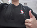 藍(lán)之旺 班服t恤定制工作服印logo短袖文化衫訂做七夕送男女友情人節(jié)禮物 精致高支款白色 M 曬單實(shí)拍圖