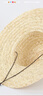 鳴固 農用草帽防曬帽工地帽子遮陽(yáng)帽大檐麥稈草編帽 2個(gè)裝 48cm CW505503 曬單實(shí)拍圖
