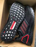 阿迪達斯（adidas）Ultraboost20舒適潮流織物低幫跑步鞋男女同款黑紅 41(1/3) 曬單實(shí)拍圖