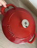 雙立人琺瑯鍋鑄鐵鍋煲湯鍋大容量圓形燉鍋 紅色 24cm 4L 曬單實(shí)拍圖