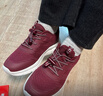 足力健老人鞋中老年秋季女士輕快散步送長(cháng)輩輕便休閑鞋25313063J 酒紅-女 39 曬單實(shí)拍圖