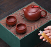 束氏丨京東限定真裸價(jià)·宜興手工紫砂壺茶具朱泥西施泡茶壺中秋禮盒裝 曬單實(shí)拍圖