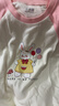 迷你木木屋兒童保暖秋衣秋褲秋冬男女童家居服寶寶純棉睡衣 蘑菇氣球 110  曬單實(shí)拍圖