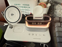 aresh無(wú)線(xiàn)充電器三合一多功能適用蘋(píng)果17/16/15磁吸MagSafe耳機apple watch S11手表支架iphone12ProMax 白色【QI2認證+時(shí)鐘+鬧鐘+夜燈】配雙C線(xiàn) 曬單實(shí)拍圖