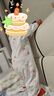貝肽斯嬰兒衣服春秋季長(cháng)袖連體衣純棉新生兒哈衣男女寶寶初春裝睡衣 曬單實(shí)拍圖