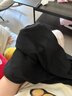 兮眾莫代爾半高領(lǐng)打底衫女春秋新款洋氣內搭黑色長(cháng)袖T恤薄款中領(lǐng)上衣 黑色+咖啡色 M 75-90斤 曬單實(shí)拍圖