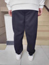 羅蒙（ROMON）運動(dòng)男褲大碼寬松潮胖子加肥加大號蘿卜褲秋季潮流休閑褲男300斤 黑色72152 4XL 200-220斤 曬單實(shí)拍圖