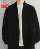 倉石一樹(shù) KAZUKI KURAISHI美式復古輕奢毛衣針織開(kāi)衫外套男士慵懶高級感秋冬新款休閑潮牌 黑色 XL 曬單實(shí)拍圖