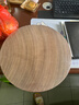 金玉福菜板實(shí)木鐵木砧板案板切菜板抗菌防霉家用食品級整木圓形菜墩粘板 精品U提直徑33*4厘米【1-2人家用】 曬單實(shí)拍圖