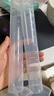 欣維爾六角底座塑料量筒實(shí)驗室器材高密度帶刻度直型量筒實(shí)驗室透明量筒 白線(xiàn)塑料量筒100ml，2個(gè)/袋 曬單實(shí)拍圖