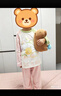 兒童家居服卡皮巴拉秋冬珊瑚絨中大童法蘭絨學(xué)生親子女童保暖睡衣 YM3801卡皮巴拉 均碼 童12碼建議身高113-123CM 曬單實(shí)拍圖