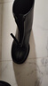 愛(ài)步（ECCO）靴子女 2025新款時(shí)尚百搭牛皮粗跟女靴 都市首爾223553 黑色22355301001 37 曬單實(shí)拍圖