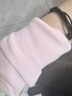 貓人兒童秋衣秋褲女童純棉保暖內(nèi)衣套裝中大童秋冬款女孩打底棉毛衫 淺粉【圓領(lǐng)純棉套裝】 160【建議體重69-99斤】 曬單實(shí)拍圖