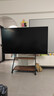 卡步特（CABTE）32-75英寸移動(dòng)電視支架藝術(shù)推車(chē)移動(dòng)電視柜柜類(lèi)推車(chē)電視55/65/75通用推車(chē)卡布特黑色款/洞洞板收納 曬單實(shí)拍圖